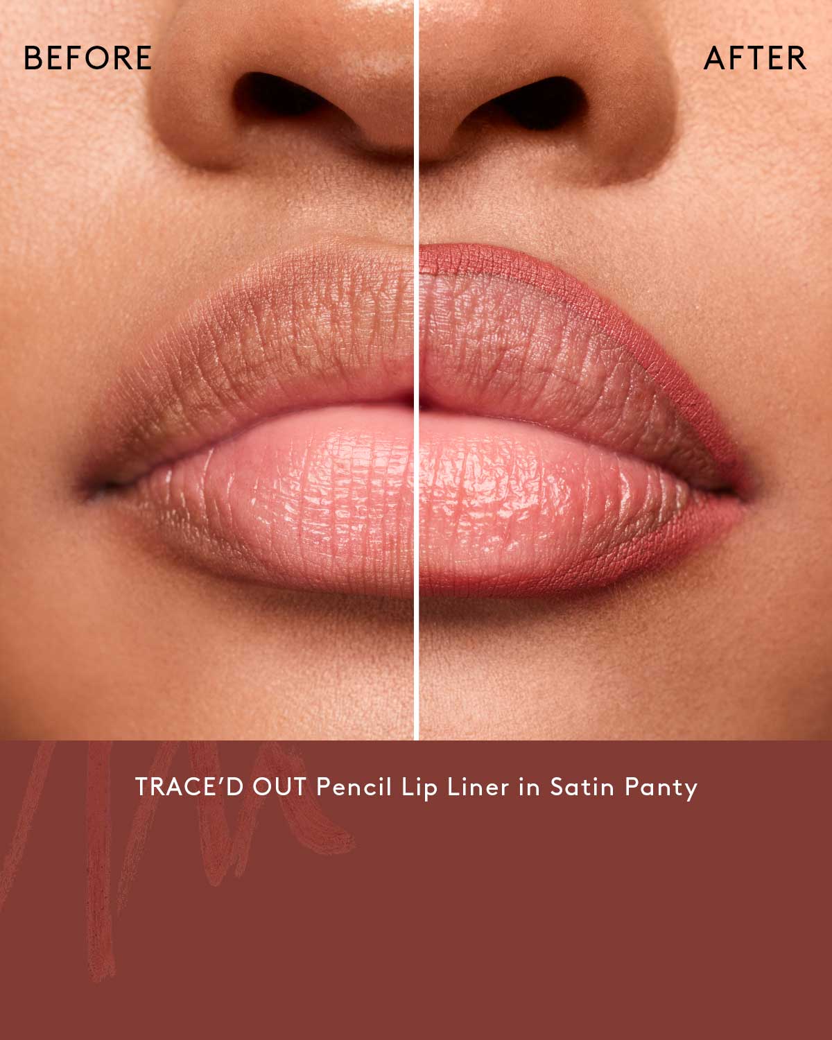 Trace'd Out Longwear Waterproof Pencil Lip Liner ?? Satin Panty - Image 3