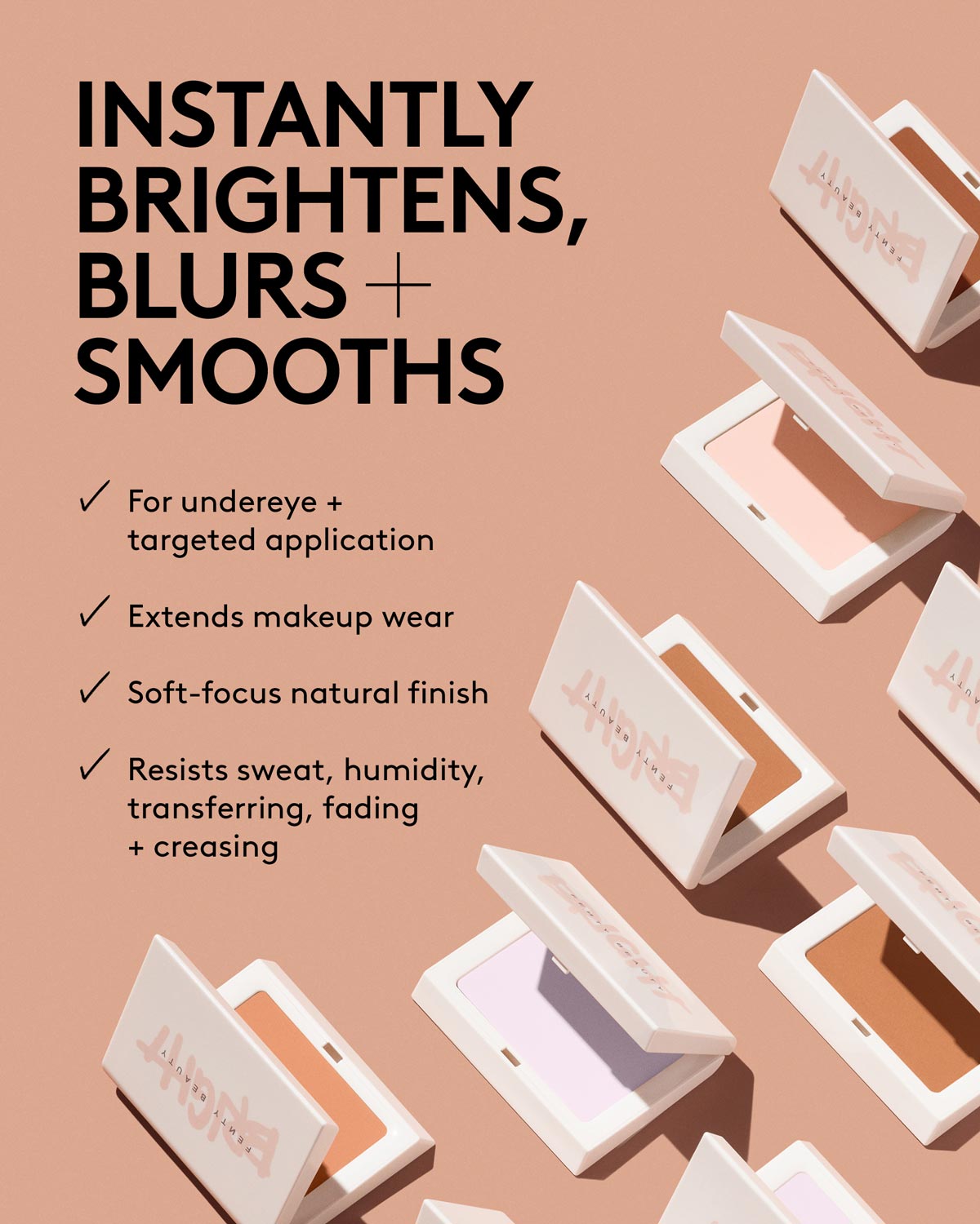 Bright Fix Instant Brightening + Blurring Powder ?? Peach - Image 4