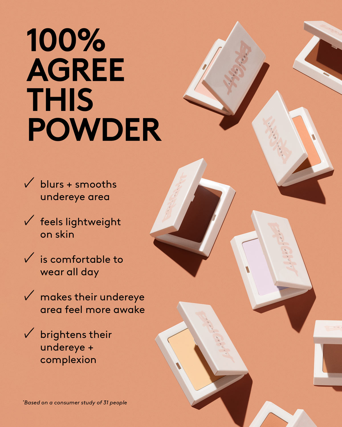 Bright Fix Instant Brightening + Blurring Powder ?? Peach - Image 7