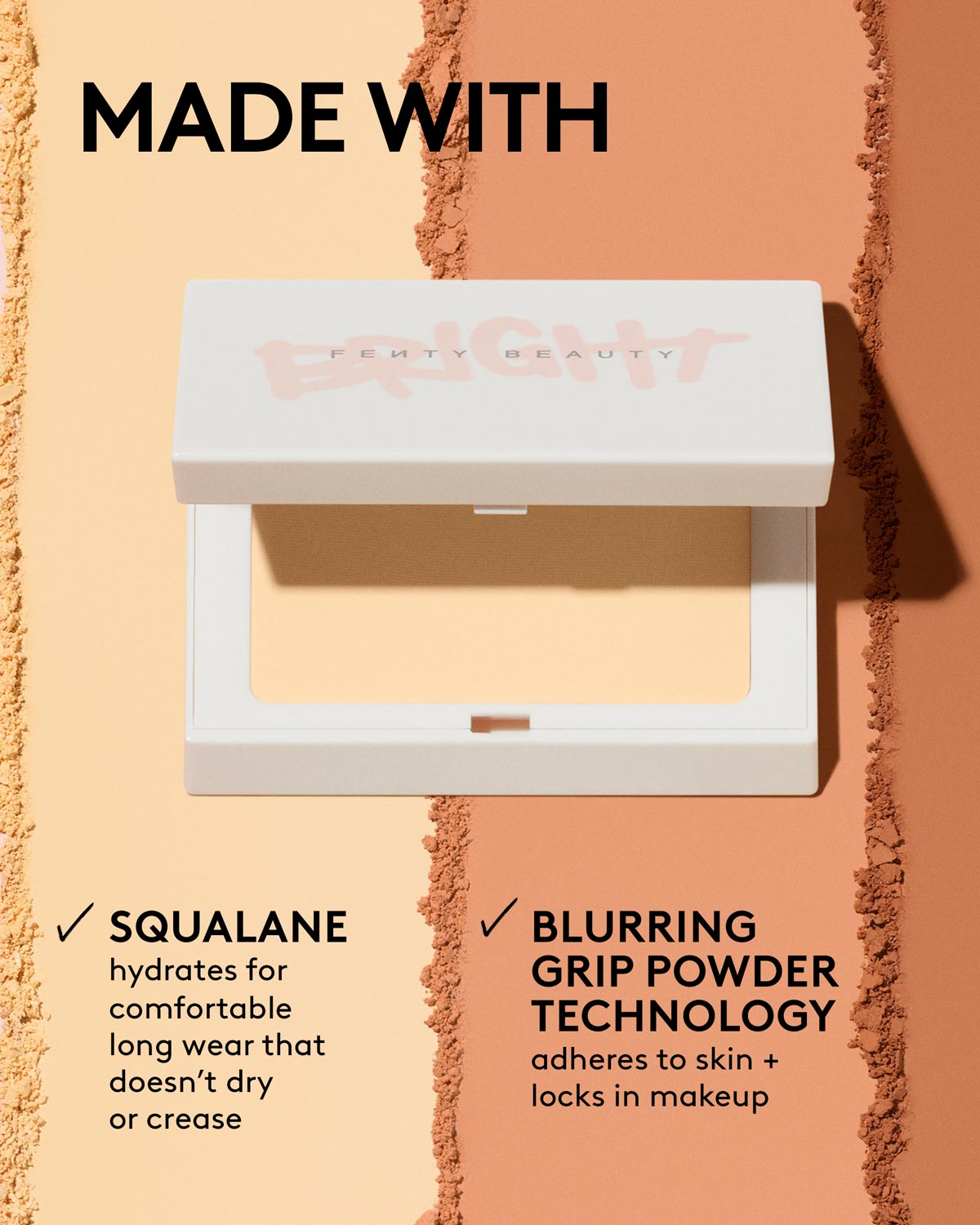 Bright Fix Instant Brightening + Blurring Powder ?? Peach - Image 5