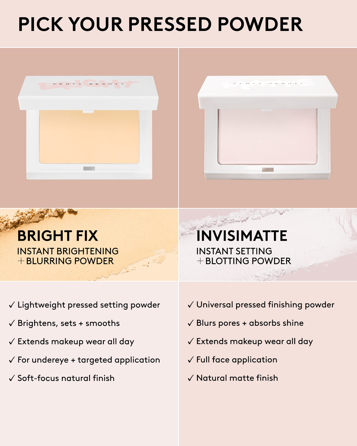 Bright Fix Instant Brightening + Blurring Powder ?? Peach - Image 10