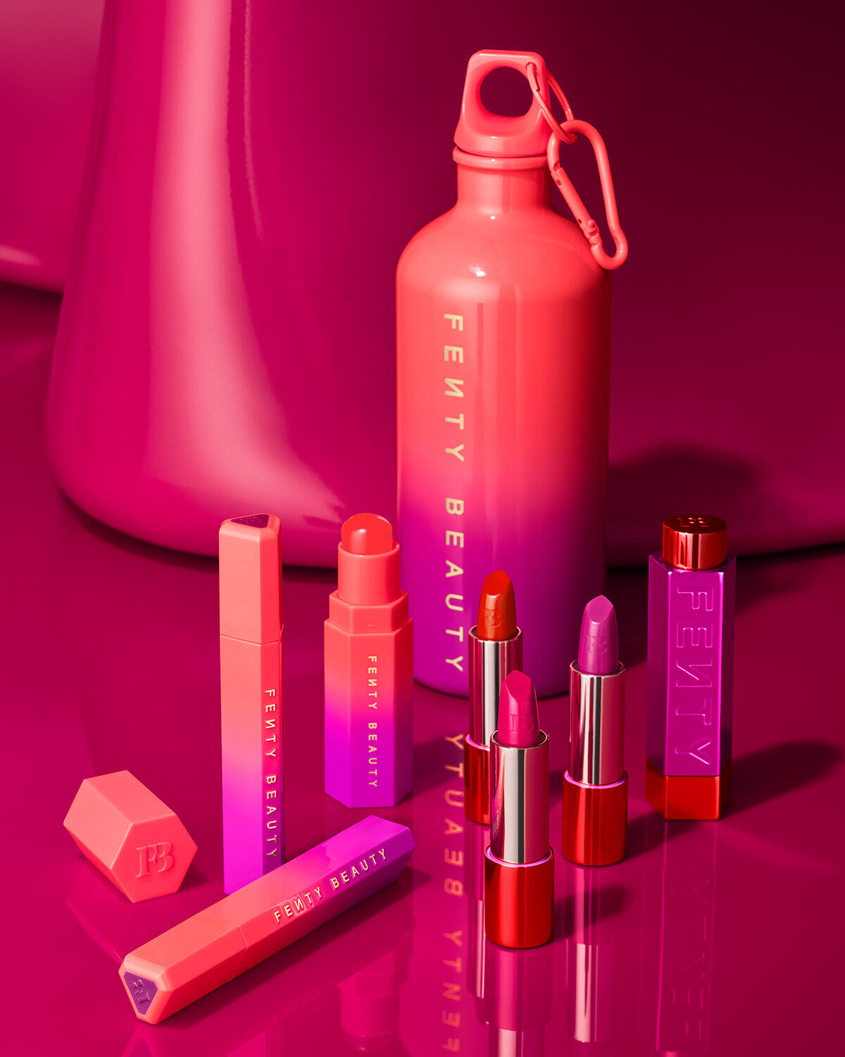 Fenty Icon The Fill Semi-Matte Refillable Lipstick ?? Nosy Rosy - Image 6
